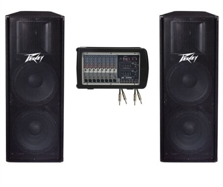open zoom image for Peavey XR8300 Powered Mixer, Complete PA System