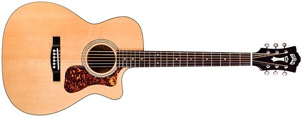 open zoom image for Guild OM-140CE Acoustic-Electric Guitar, Natural, with Gig Bag, Main