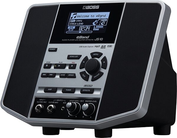 open zoom image for Boss eBand JS-10 Audio Player with Guitar Effects, New, Angle