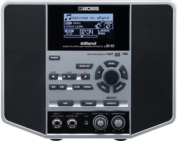 open zoom image for Boss eBand JS-10 Audio Player with Guitar Effects, New, Front