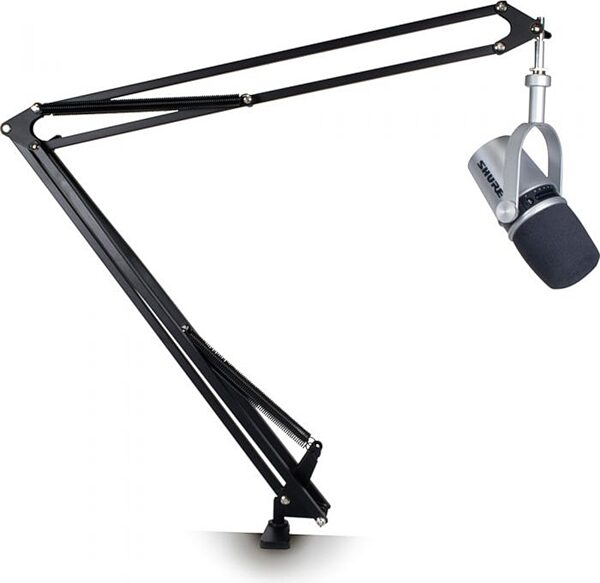 open zoom image for Ultimate Support JS-BCM-50 External-Spring Broadcast Mic Stand, New, Action Position Back