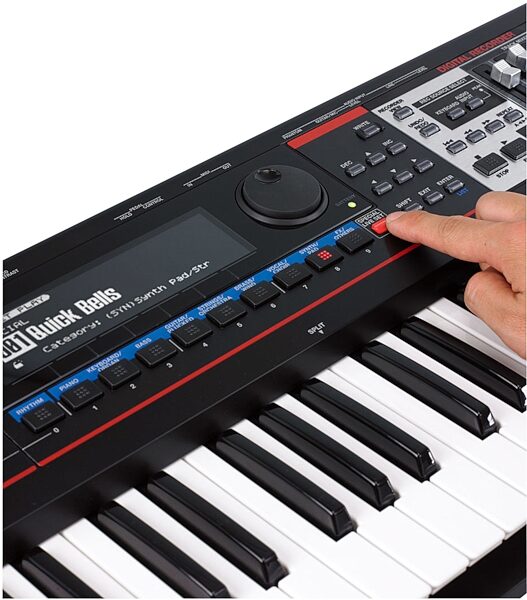 open zoom image for Roland JUNO-Gi 61-Key Mobile Synthesizer with Digital Recorder, In Use - Jog Dial