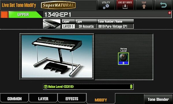 open zoom image for Roland JUPITER-80 Synthesizer Keyboard (76-Key), Screenshot e-Piano