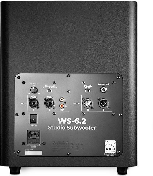 open zoom image for Kali Audio WS-6.2 Dual Active Studio Subwoofer, New, Action Position Back