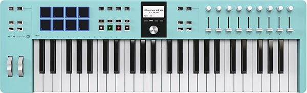 open zoom image for Arturia KeyLab Essential 49 MK3 MIDI Keyboard Controller, 49-Key, Aquamarine, Main