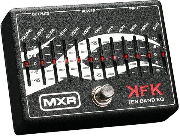 open zoom image for MXR KFK1 Kerry King 10-Band Graphic Equalizer Pedal, Main