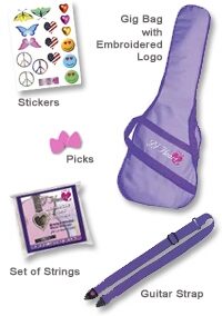 open zoom image for JJ Heart Acoustic Guitar Package, Accessories