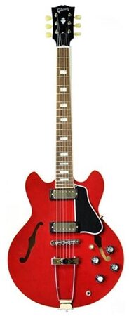 open zoom image for Gibson ES-390 Plain Top Electric Guitar (with Case), Faded Cherry
