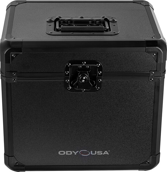 open zoom image for Odyssey KLP70 Case for 70 Vinyl Records, Black, Action Position Back