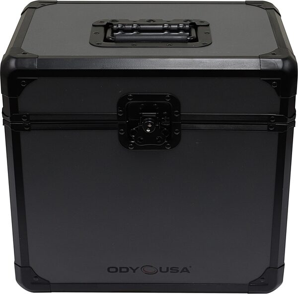 open zoom image for Odyssey KLP70 Case for 70 Vinyl Records, Gray, Action Position Back