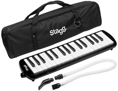open zoom image for Stagg 32-Key Melodica with Gig Bag, Black
