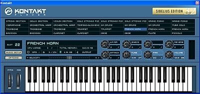 open zoom image for Sibelius Kontakt Gold Player, Main