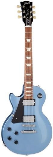 open zoom image for Gibson Les Paul Studio Left-Handed Electric Guitar, with Case, Pelham Blue Chrome Hardware