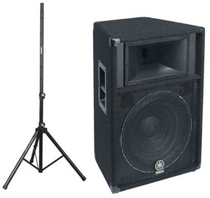 open zoom image for Yamaha S115V Club V Passive Unpowered Loudspeaker (500 Watts, 1x15"), With Stand