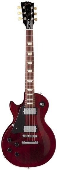 open zoom image for Gibson Les Paul Studio Left-Handed Electric Guitar, with Case, Radiant Red Chrome Hardware