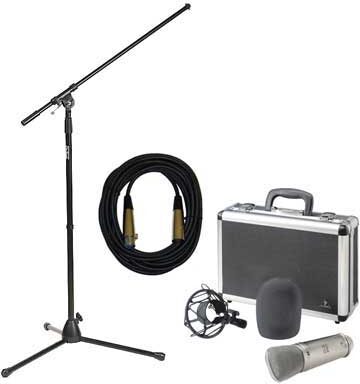 open zoom image for Behringer B-2 Pro Studio Condenser Microphone with Shockmount, Pack with Stand and Cable