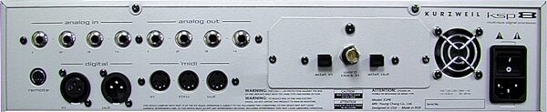 open zoom image for Kurzweil KSP8 Multi-Effects Processor, Rear