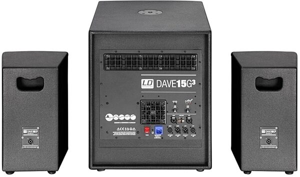 open zoom image for LD Systems DAVE 15 G3 Portable Sound System, Rear