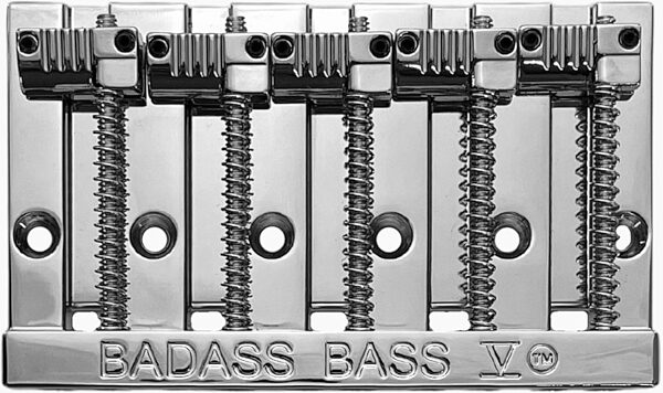 open zoom image for Leo Quan BB-3345-010 Badass V 5-String Bass Bridge, New, Action Position Back