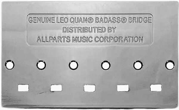 open zoom image for Leo Quan BB-3345-010 Badass V 5-String Bass Bridge, New, Action Position Back