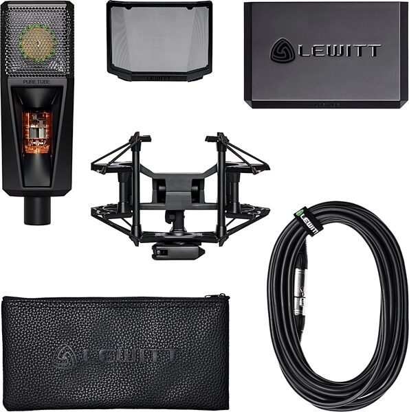 open zoom image for Lewitt Pure Tube Condenser Microphone - Studio Set, Open Box (Very Good), Action Position Back