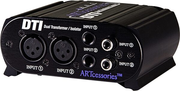 open zoom image for ART DTI Dual Transformer/Isolator Hum Eliminator, New, Angle