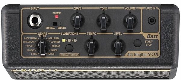 open zoom image for Vox AC1RVBASS Rhythm Vox Desktop Bass Amplifier, Top