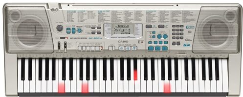 open zoom image for Casio LK300TV Lighted Keyboard with USB and TV Outs, Top