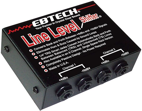 open zoom image for EBTech LLS2 Line Level Shifter (2 channel), Main