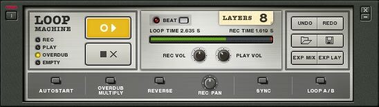 open zoom image for Native Instruments Guitar Rig Software Edition (Macintosh and Windows), Loop Machine