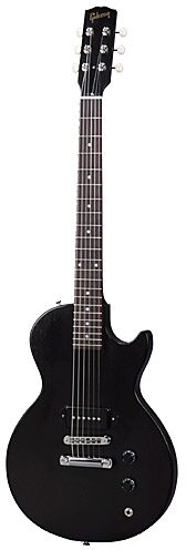 open zoom image for Gibson Les Paul Melody Maker Electric Guitar (with Gig Bag), Satin Ebony