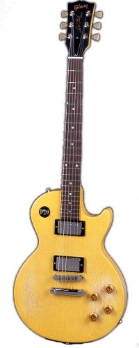 open zoom image for Gibson Les Paul Special Electric Guitar with P100 Pickups, Worn Yellow