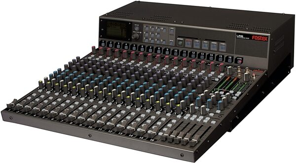 open zoom image for Fostex LR16 16-Channel Digital Mixer, Angle