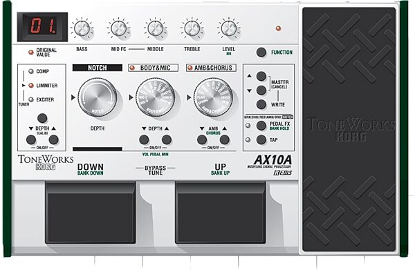 open zoom image for Korg AX10A Acoustic Modeling Pedal, Main