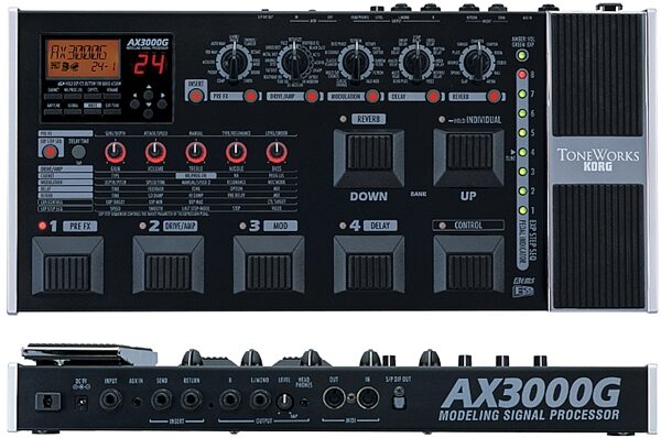 open zoom image for Korg ToneWorks AX3000G Multi-Effects Guitar Pedal, Main