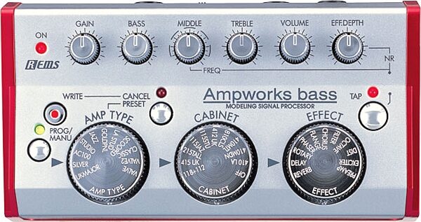 open zoom image for Korg Ampworks Bass Modeling Signal Processor, Top View