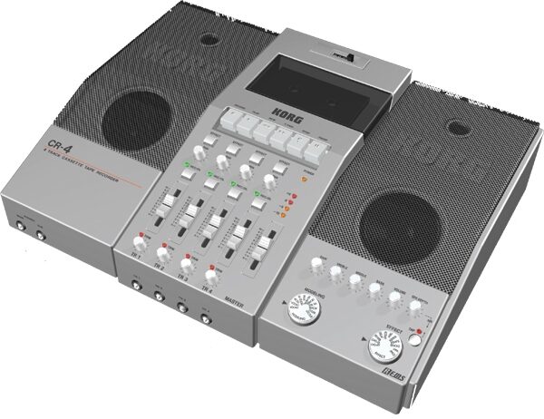 open zoom image for Korg CR4 4-Track Analog Cassette Recorder with Speakers, Main