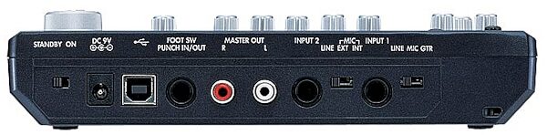 open zoom image for Korg D4 4-Track Digital Recorder, Rear