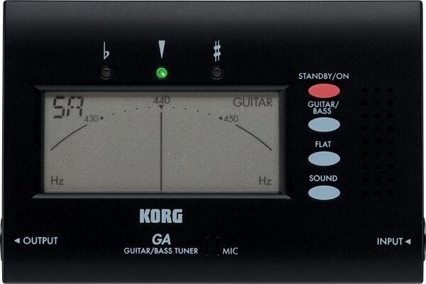 open zoom image for Korg GA40 Guitar and Bass Tuner, Main