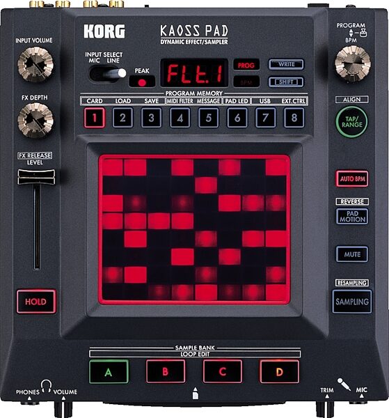 open zoom image for Korg KP3 Kaoss Pad, Top
