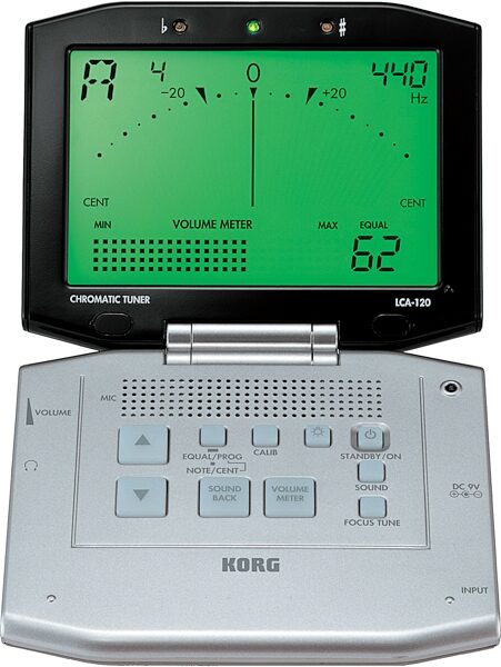 open zoom image for Korg LCA120 Chromatic Tuner with LCD Display, Main