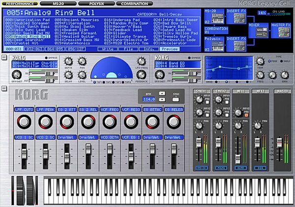 open zoom image for Korg KLC1 Legacy Collection with MS20 Controller, Main