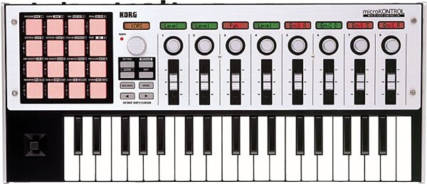 open zoom image for Korg MicroKontrol 37-Key USB Controller Keyboard, Top View