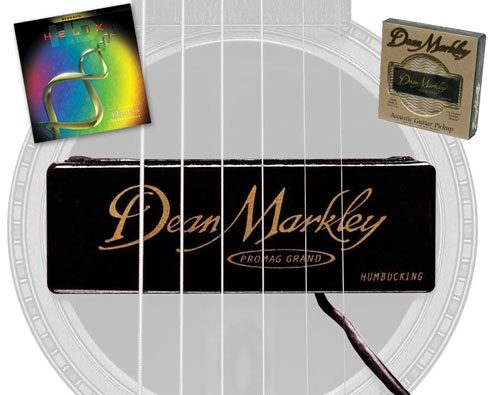 open zoom image for Dean Markley ProMag Grand Acoustic Guitar Pickup, Pack with HD Helix Strings