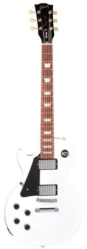 open zoom image for Gibson Les Paul Studio Left-Handed Electric Guitar, with Case, Alpine White Chrome Hardware