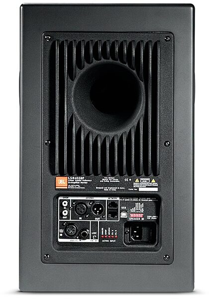 open zoom image for JBL LSR4328P Powered Studio Monitors (220 Watts, 1x8"), Back