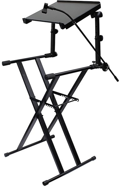 open zoom image for Odyssey LTBXS2MTCP 2-Tier DJ X-Stand Combo Pack, Black, Main