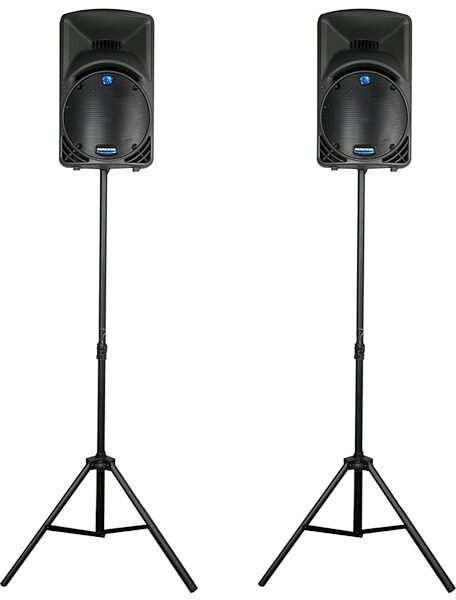 open zoom image for Odyssey LTS2X2B Tripod Speaker Stands (with Bag), New, In Use