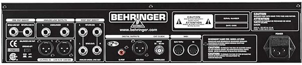 open zoom image for Behringer V-Amp Pro Guitar Amp Modeling Processor, Back