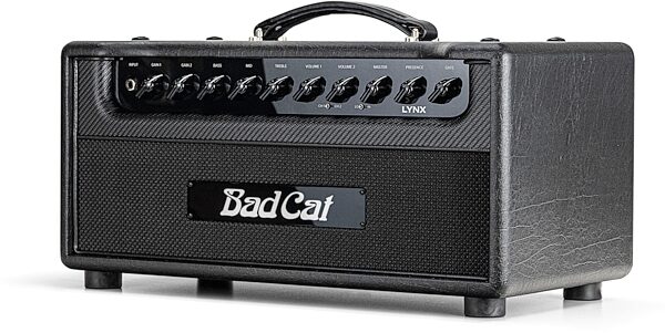open zoom image for Bad Cat Lynx Guitar Amplifier Head (50 Watts), New, Angled Front